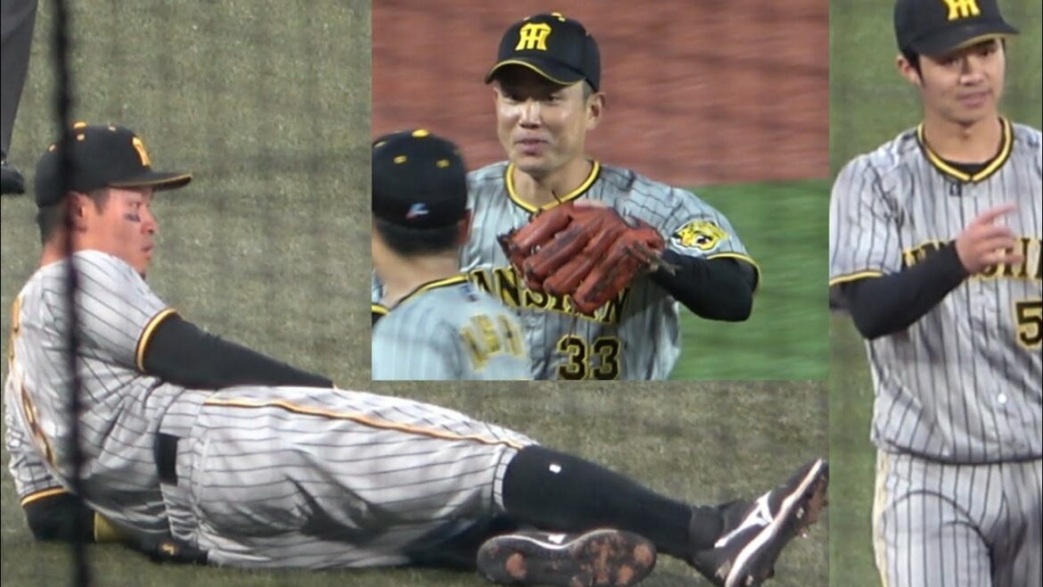 ファインプレー連発！糸原健斗  佐藤輝明　中野拓夢 大山悠輔 2022年5月17日 阪神タイガース　神宮球場