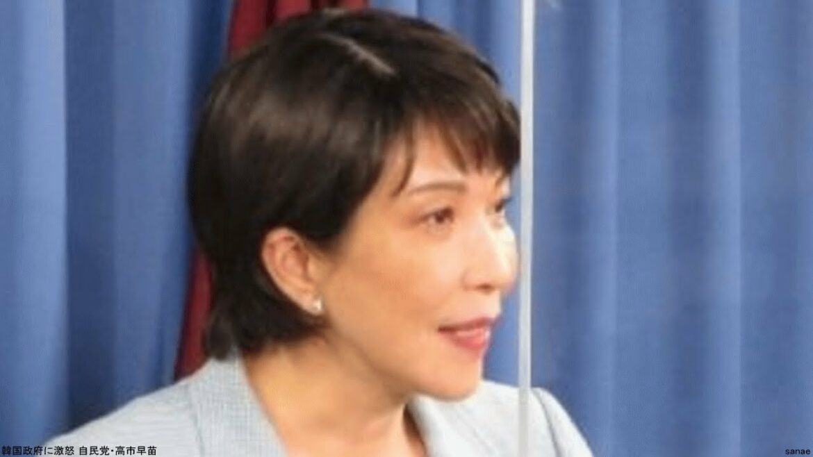 韓国政府に激怒 自民党・高市早苗
