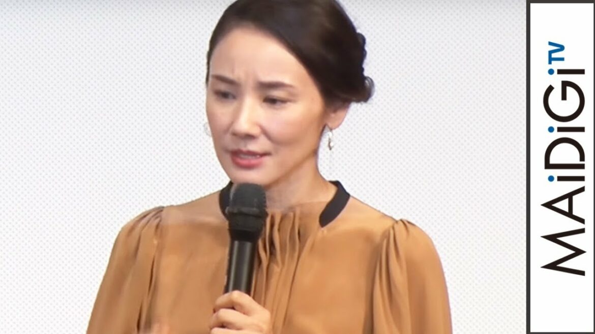 吉田羊、難しい役どころに悩む　太賀と舞台あいさつ　映画「母さんがどんなに僕を嫌いでも」完成披露試写会1