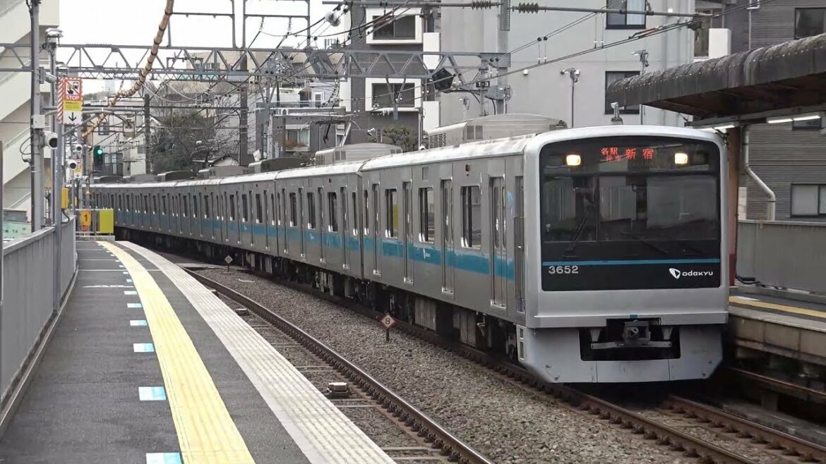 【小田急線撮影記2022.02.15】参宮橋駅 発着･通過集