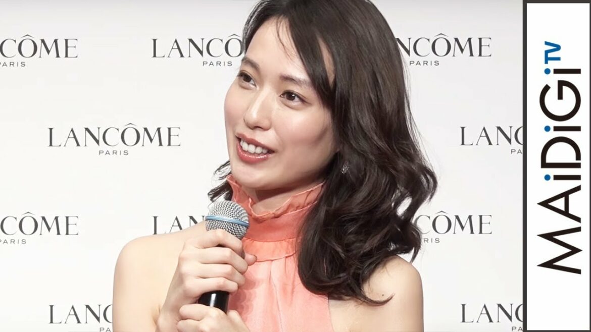 戸田恵梨香、30代は「楽しみ」　自身のスキンケアも明かす　「2018 ランコム ミューズ就任記者発表会」2