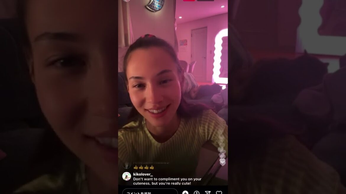 水原希子ちゃん　インスタライブ♡③