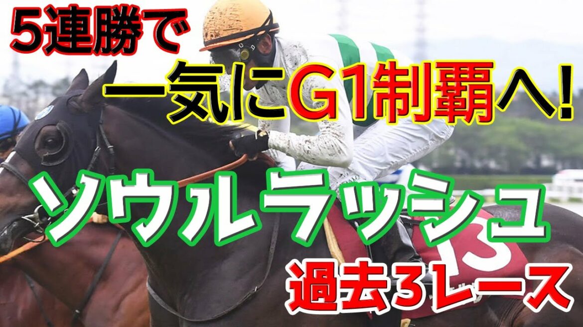 ソウルラッシュ 過去3レース集【安田記念参考】