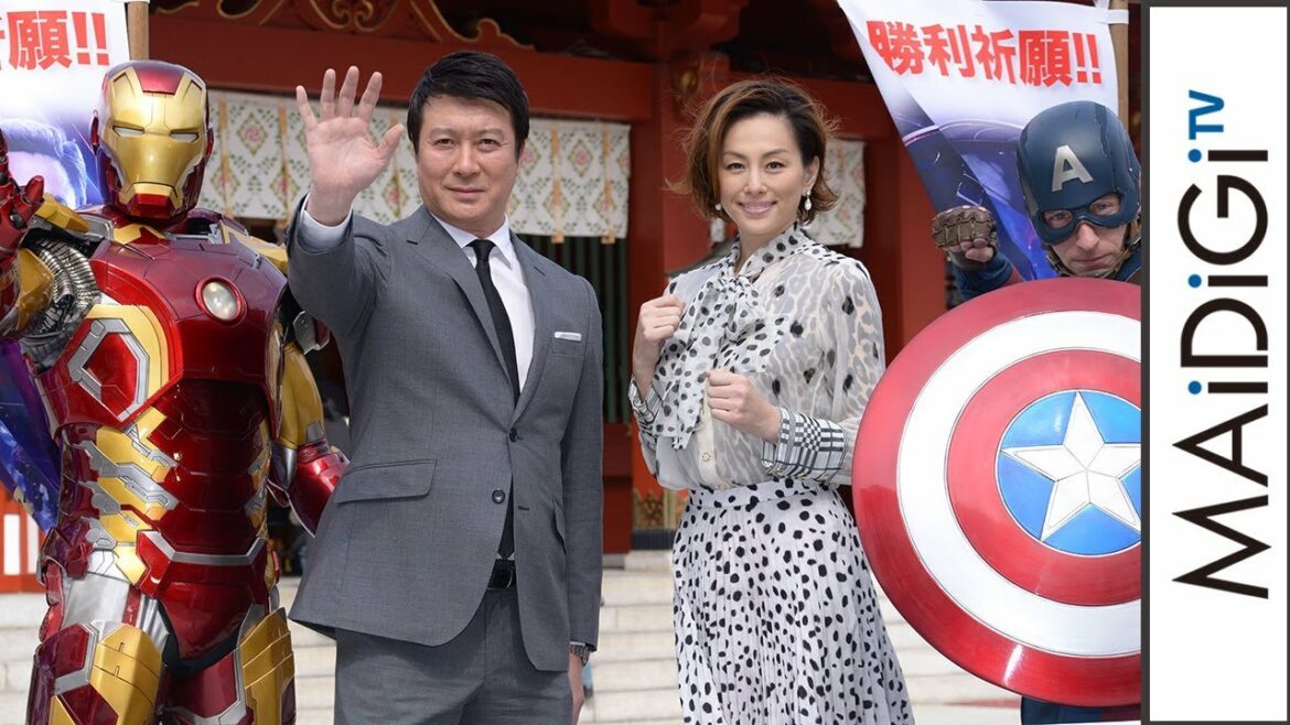 米倉涼子、加藤浩次と映画「アベンジャーズ／エンドゲーム」の“勝利祈願”