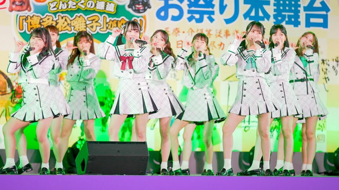 HKT48　博多どんたく 2022年5月3日 お祭り本舞台