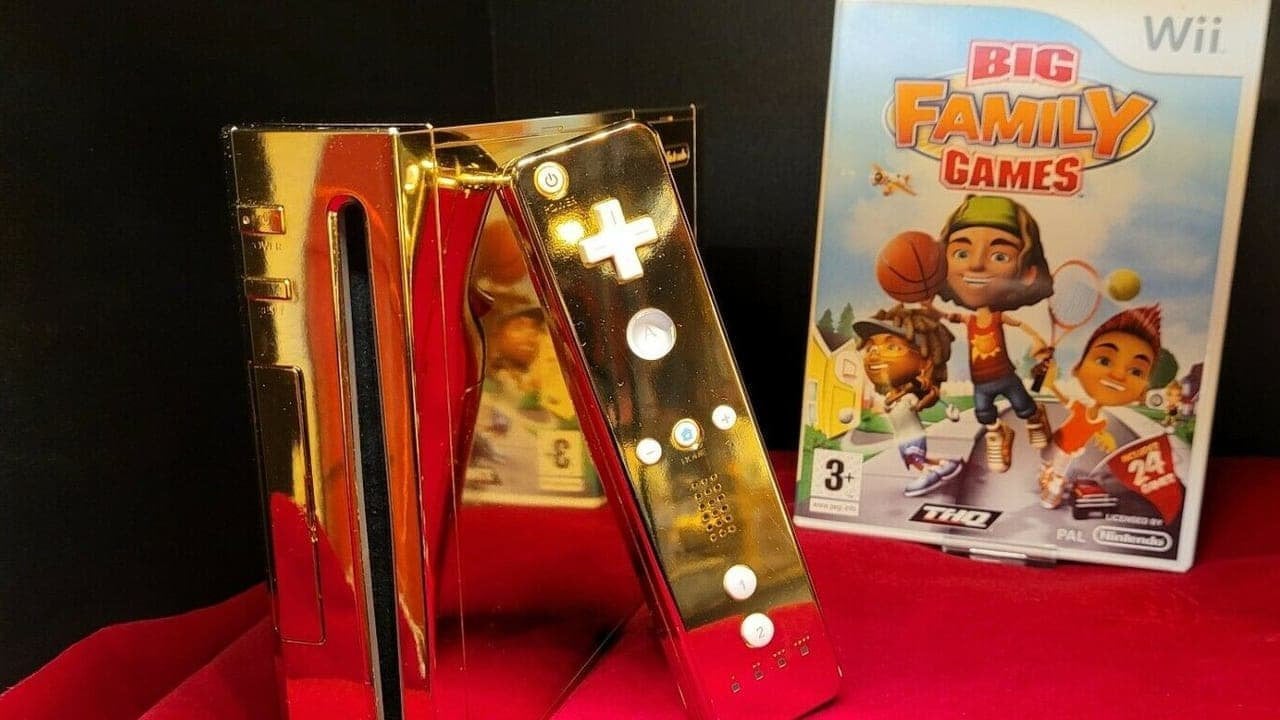 【ゴールデン イ】エリザベス女王に贈られるはずだった「24金製Wii」がオークションへ出品され話題に。とあるゲームの販促用に作られた世界に一台