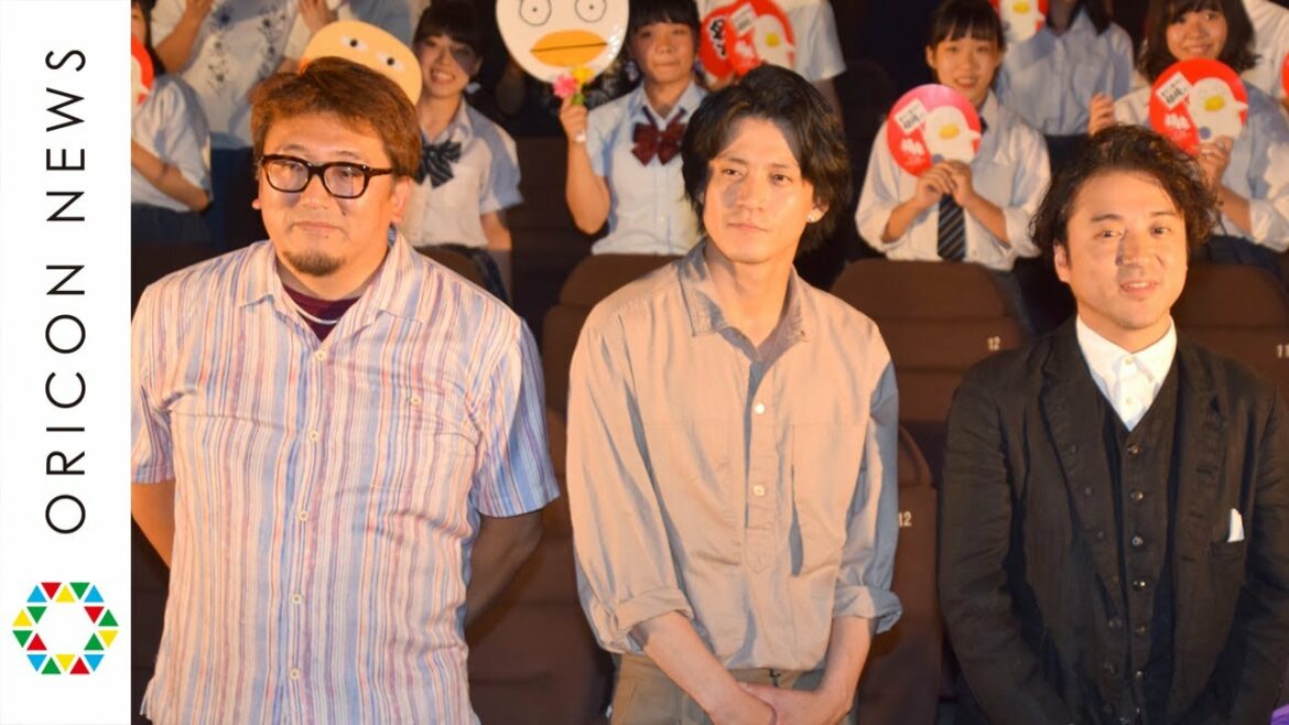 小栗旬＆ムロツヨシ「銀魂」イベントで爆笑必須の「まーきのっ」合戦　「銀魂」公開直前イベント