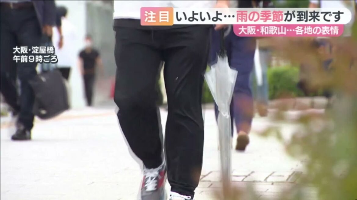 【いよいよ雨の季節到来】近畿地方が梅雨入り　平年より８日遅く【人気観光地の様子は】