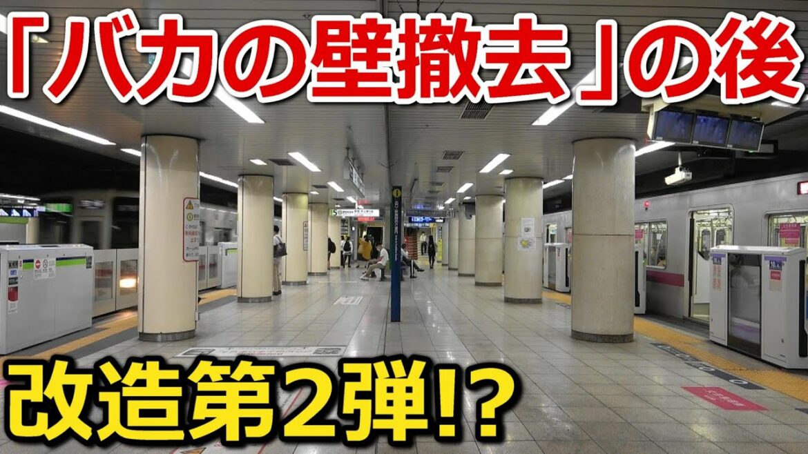 【もしかして】あなたの記憶は「壁の撤去まで」ですか？ @東京メトロ・都営地下鉄九段下駅(東西線・半蔵門線・新宿線)