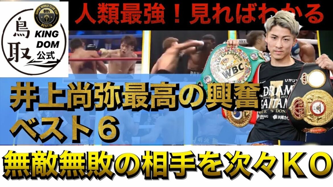 【ジャンク】衝撃KOベスト６戦！！“無敵を瞬殺集” 井上尚弥が人類最強と証明する動画
