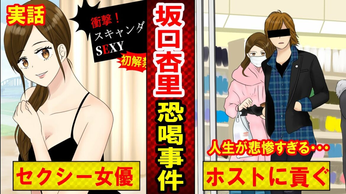 【実話】坂口杏里の人生が壮絶すぎる！セクシー女優デビュー、逮捕、ついには子供を…（マンガ動画）