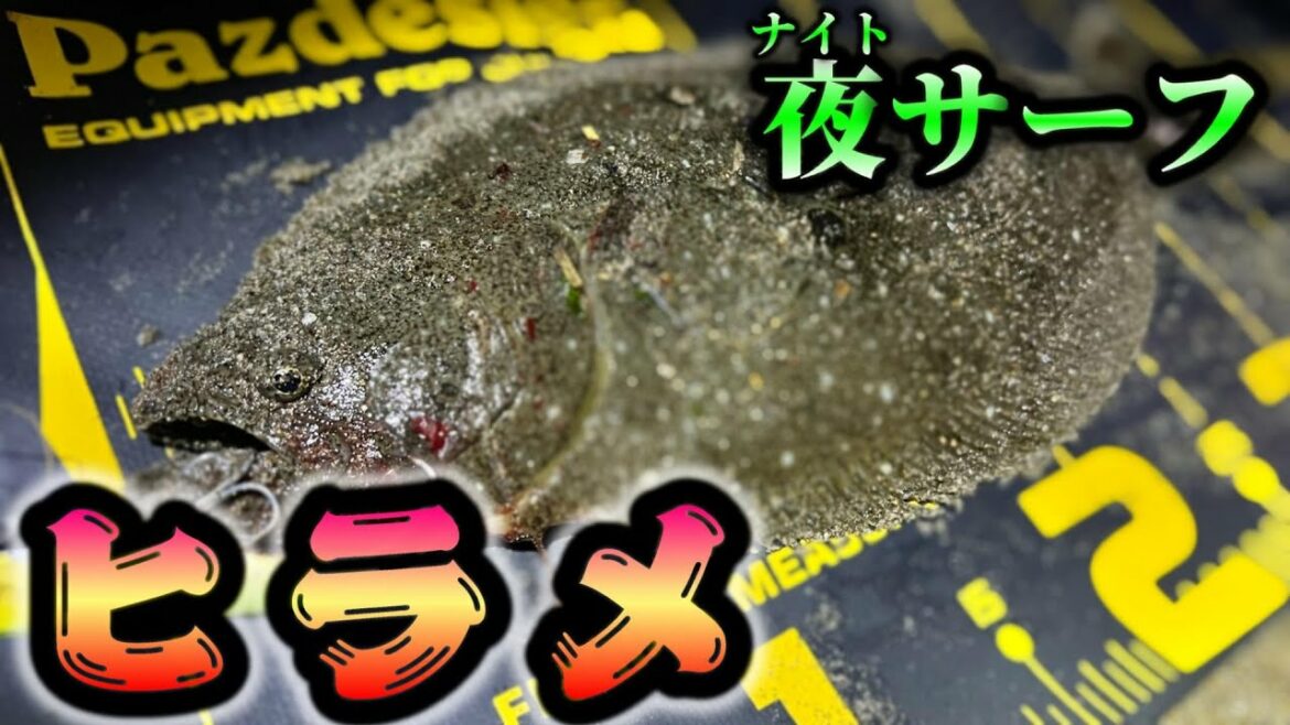 【宮城県】6月ナイトサーフ。ヒラメが釣れたルアーとは…