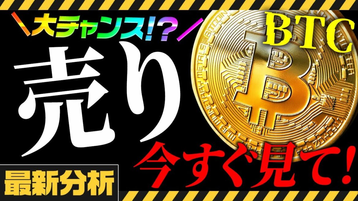 【BTC大チャンス!?】ビットコインは〇〇が絶好の売り場⁉︎今すぐ見てください！【仮想通貨】