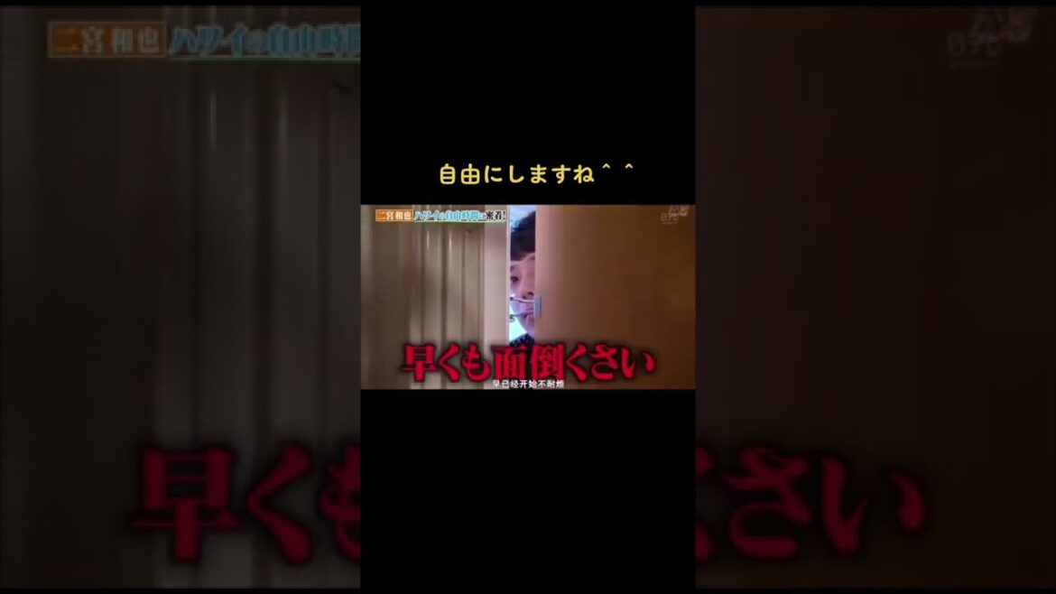 この自由さが好き #二宮和也 #嵐