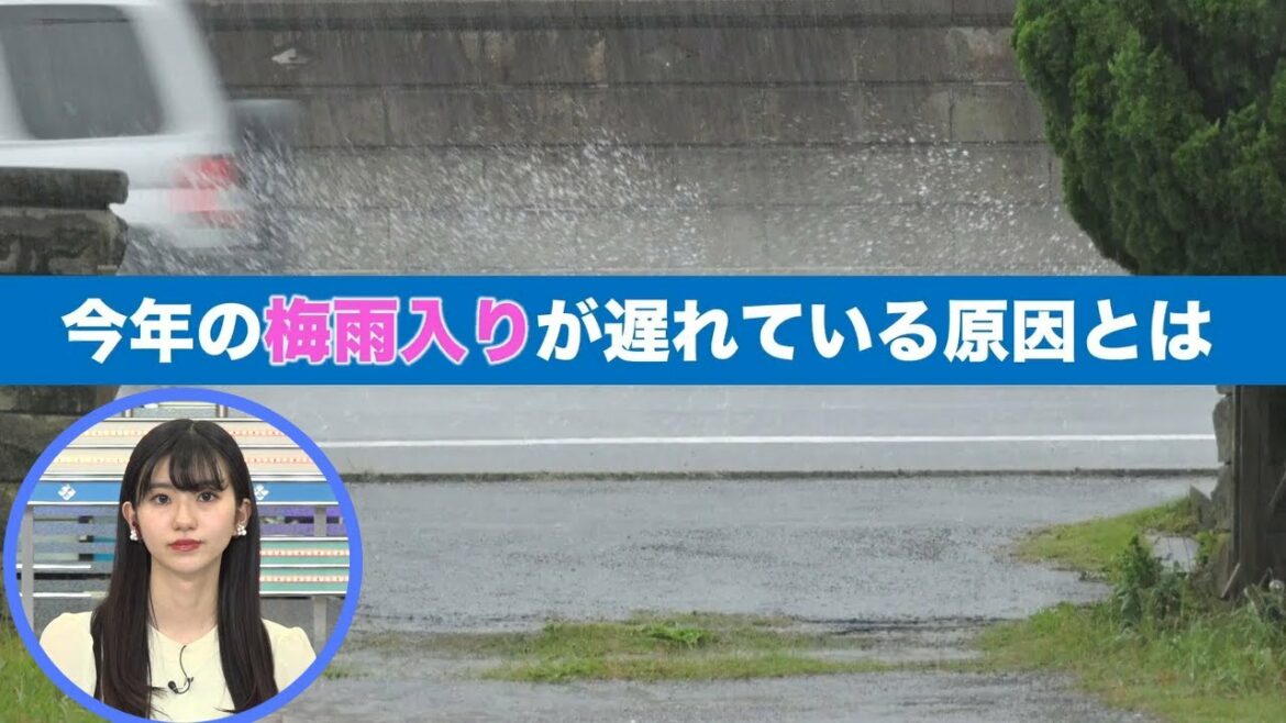 今年の梅雨入りが遅れている原因とは