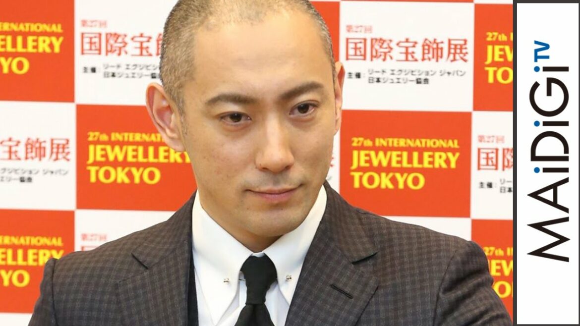 市川海老蔵、SMAP存続に安堵　「第27回日本ジュエリーベストドレッサー賞」会見　#Ebizo Ichikawa　#Press conference