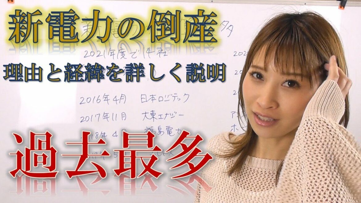 新電力の倒産過去最多31社にのぼる！！！原因や経緯をわかりやすく解説