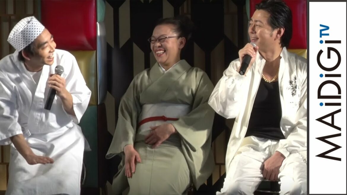 柄本時生、宅間孝行の突っ込み連発にタジタジ　「タクフェス春のコメディ祭！『わらいのまち』」会見2