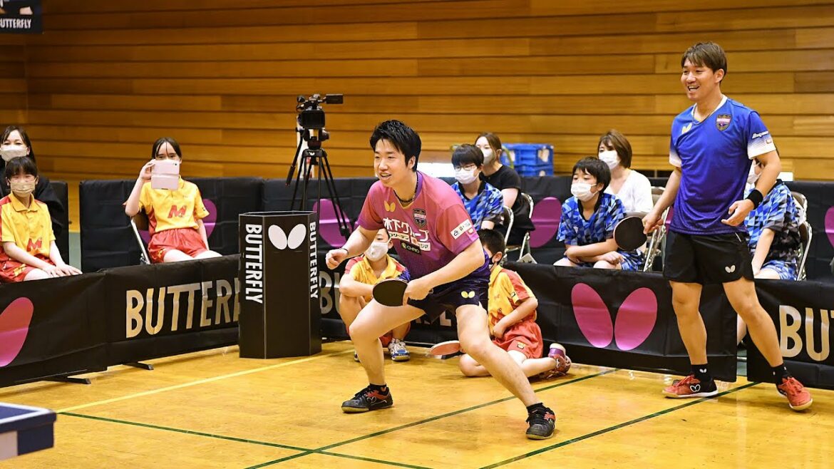 水谷隼&高木和卓「BUTTERFLY 卓球イベント」in 益子 水谷隼&高木和卓「BUTTERFLY 卓球イベント」in 益子