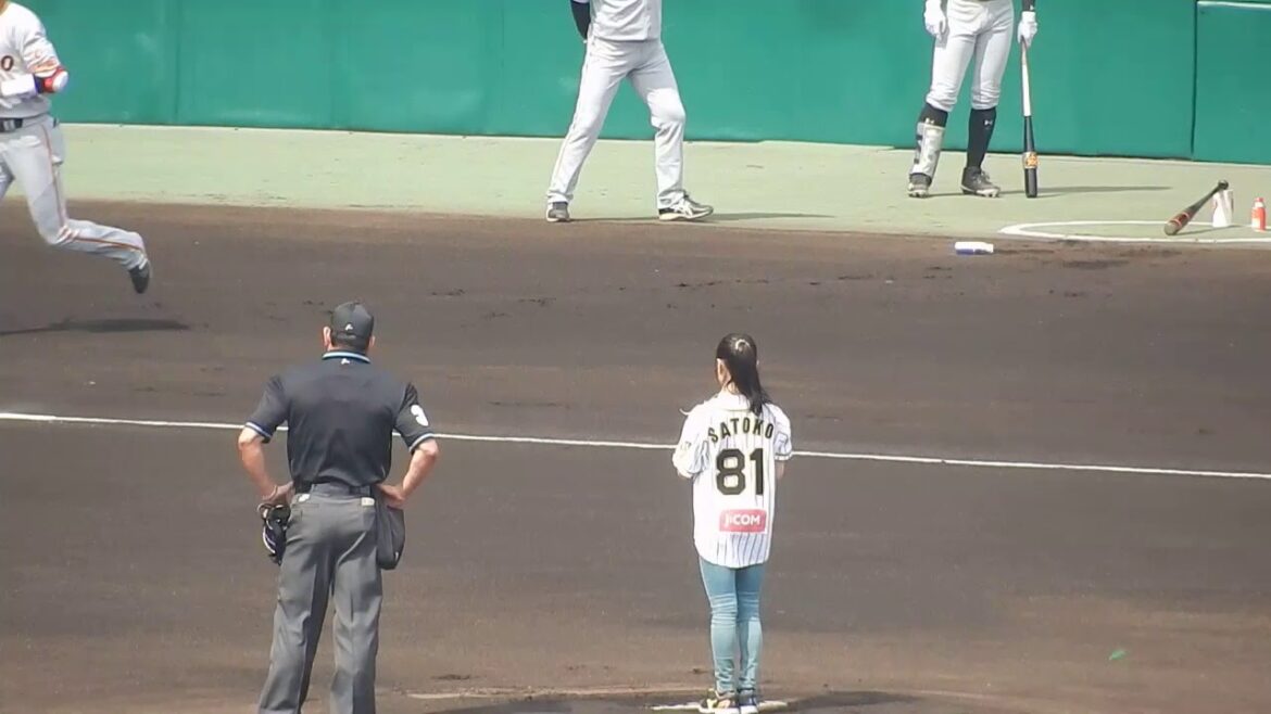 阪神タイガース2018/宮原知子さんの始球式でこうなった(2018.04.22)
