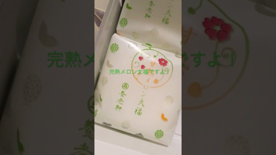 養老軒の完熟メロン大福