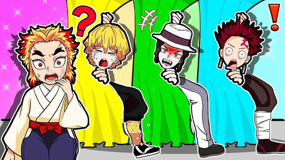 【鬼滅の刃漫画】煉獄は無惨の隠れ家侵入し、誘拐された子供たちを救う 💖  【鬼滅の刃】Paper Kimetsu No Yaiba