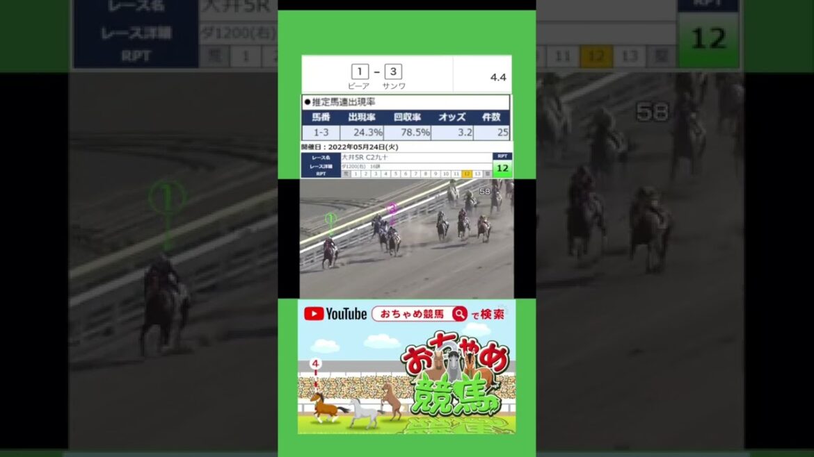 【地方競馬結果】魂の馬連１点勝負！配当はいくらだ！？【大井競馬場】