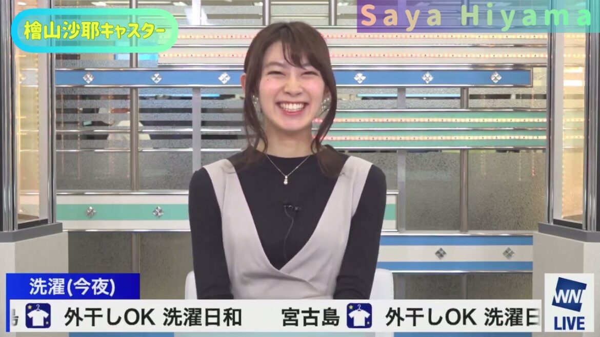 English Message from Saya Hiyama - Weathernews LiVE