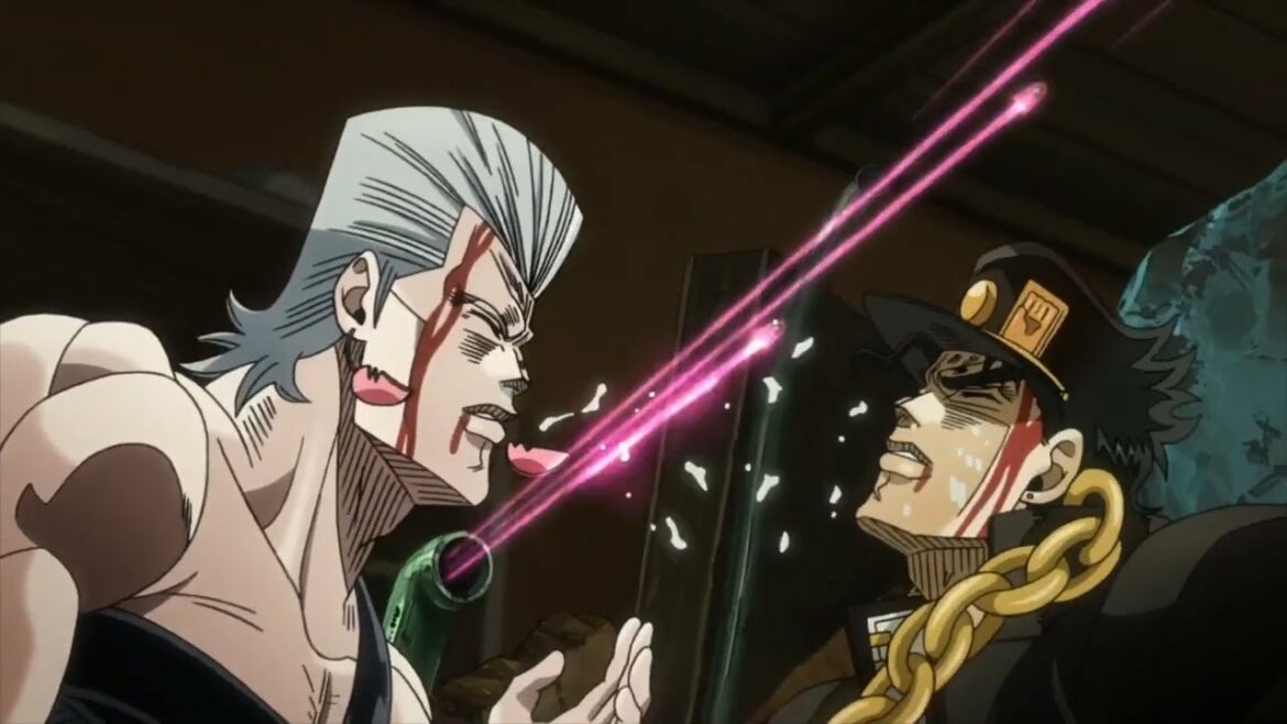 ジョジョの奇妙な冒険 最高の瞬間 #16【承太郎に騙されたダービーのトランプ】JoJo's Bizarre Adventure best moments