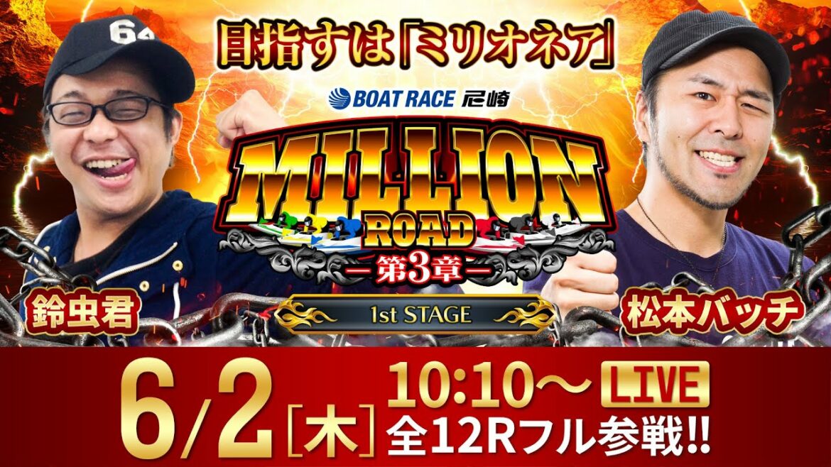 ミリオンロード-第3章-【GIIIオールレディース競走 あまがさきピンクルカップ/4日目】《鈴虫君》《松本バッチ》 ミリオンロード-第3章-【GIIIオールレディース競走 あまがさきピンクルカップ/4日目】《鈴虫君》《松本バッチ》