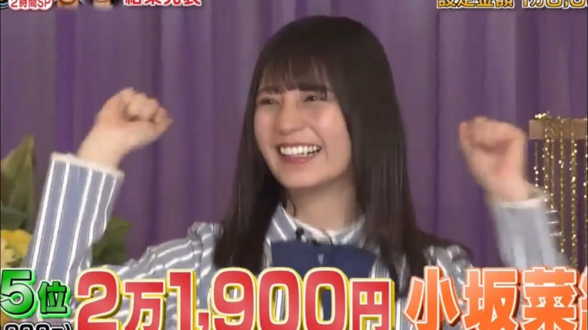 めっちゃ喜ぶ小坂菜緒ちゃん