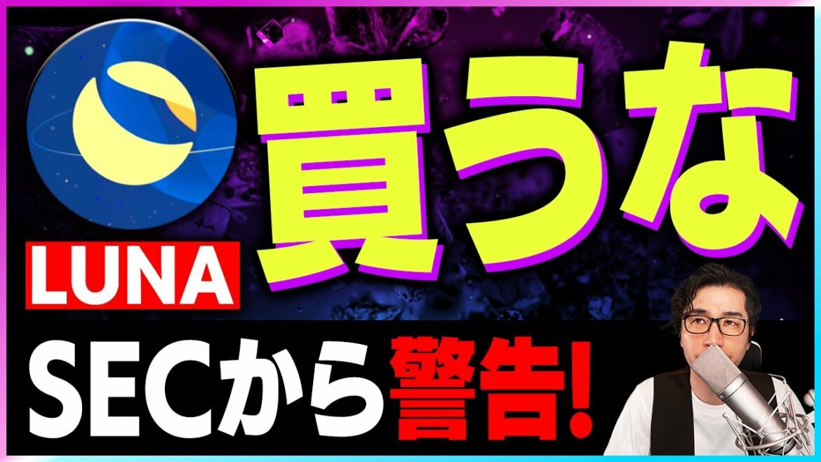 【暗号資産Terra】ルナ買わなくてOK。SECから警告！【仮想通貨】【暗号通貨】【投資】【副業】【初心者】