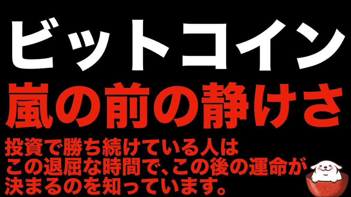 【暗号資産 ビットコイン 相場分析】相場の退屈な時間をコントロールする方法 それは〇〇〇（朝活配信770日 毎日相場をチェックするだけで勝率アップ）