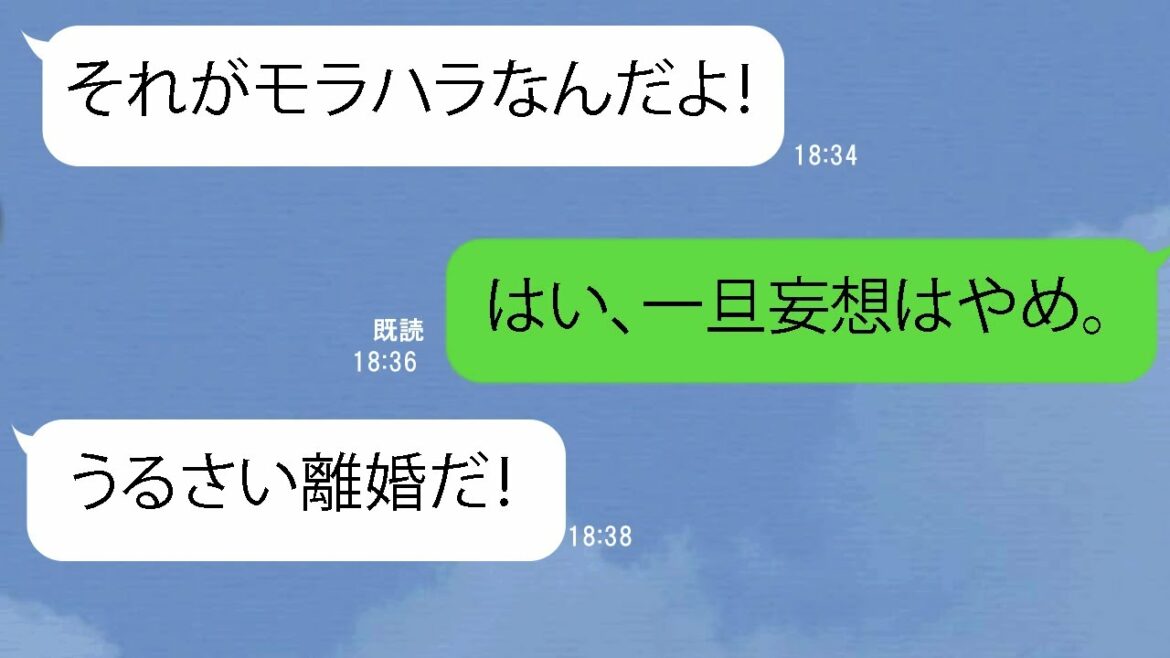 【LINE】突然、離婚宣言した夫がブタ箱行き！→嫁をモラハラ扱いしたクズ男の企みは伏兵出現で無残に散る【スカッとするライン】
