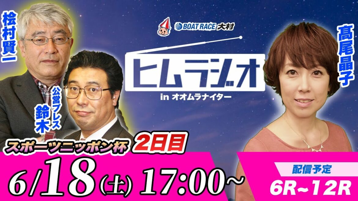 ボートレース大村 | ヒムラジオ in オオムラナイター | スポーツ日本杯 2日目