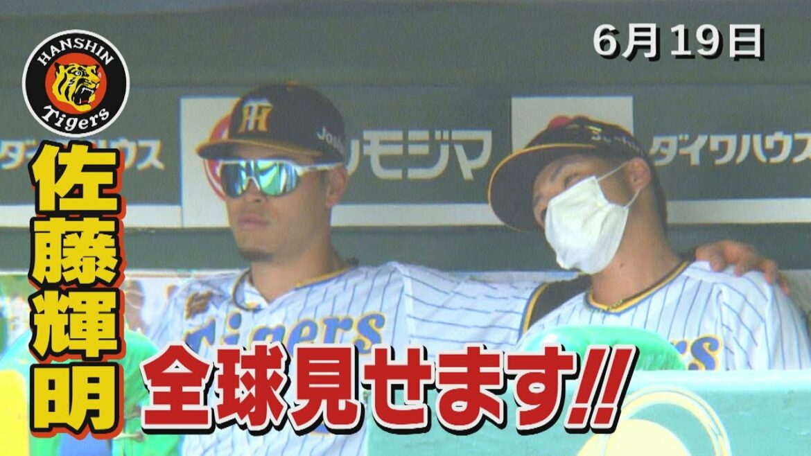 【6/19 今日のサトテル】阪神-DeNA 佐藤輝明全球見せます！