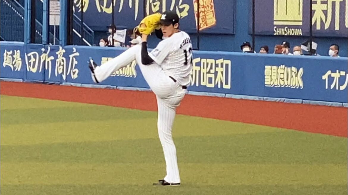 2022/6/22(水) 佐々木朗希、試合前キャッチボール&スタメン発表