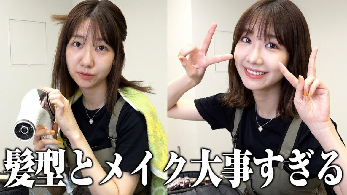 楽屋でヘアメイクしながら雑談しました。