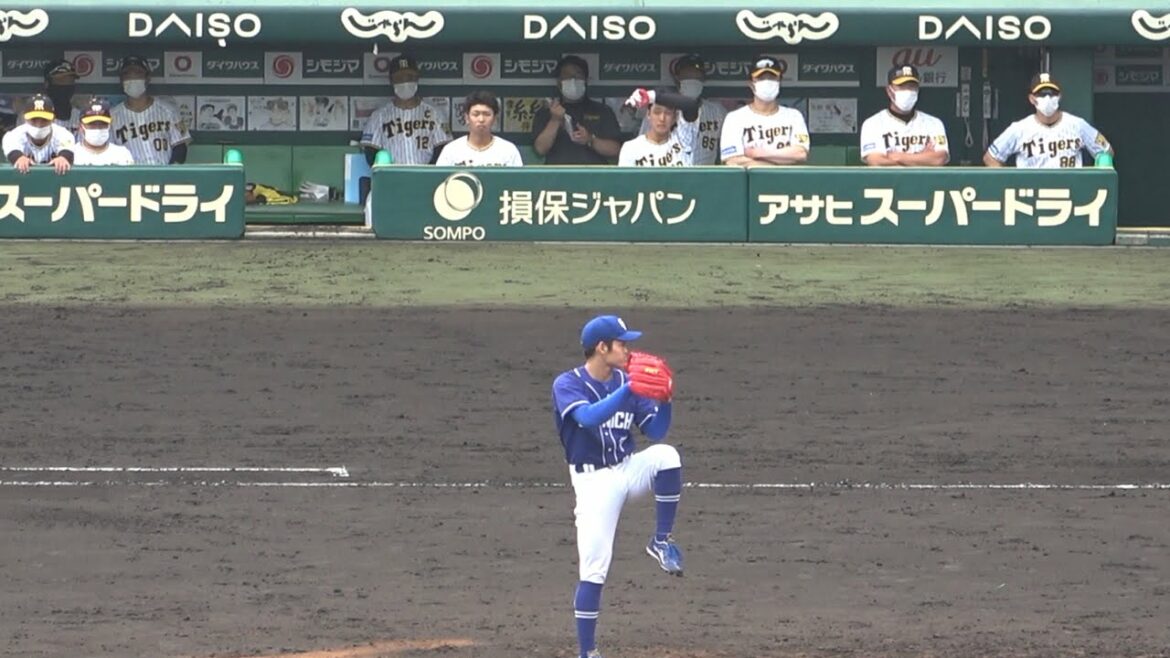 1軍甲子園初登板の根尾昂のピッチングを見たタイガースベンチの反応 (2022/06/25)