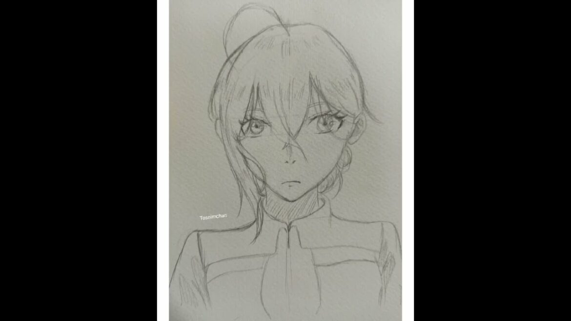 アニメの女の子の描画チュートリアル。（アニメ：Vivy florite eye＆＃39; s song）