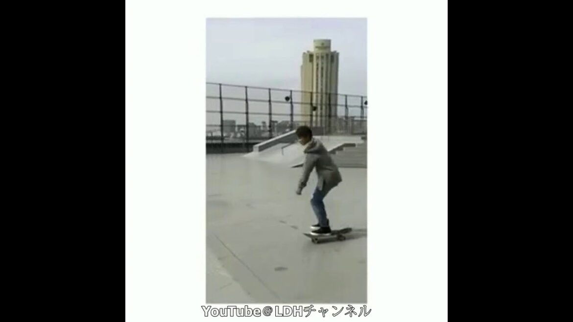 かっこいい!!白濱亜嵐のスケボー かっこいい!!白濱亜嵐のスケボー