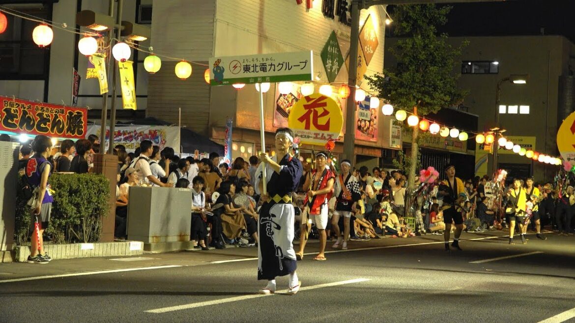 2019 山形 花笠祭り 第3日 第3集団 東北電力 4K版