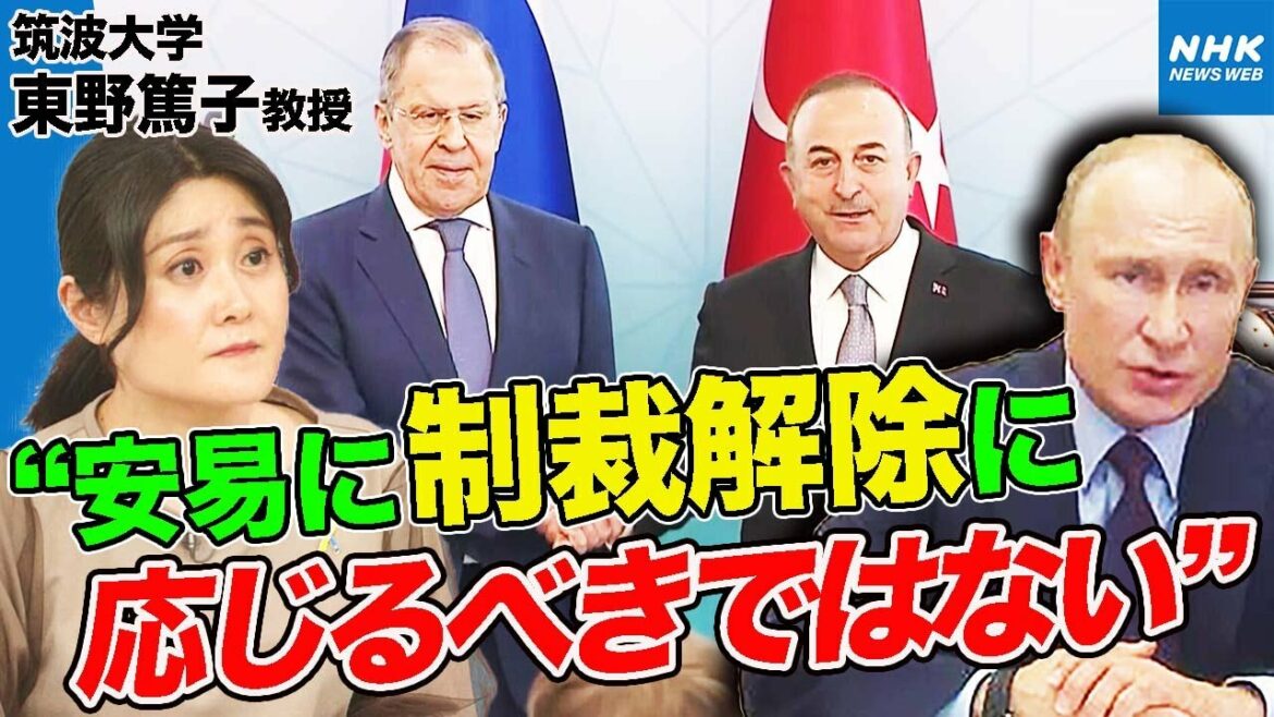 NHK | 世界的な食糧危機への懸念高まるなかロシアとトルコの外相が会談 黒海からのウクライナ穀物の輸出はどうなる| ニュースウォッチ９