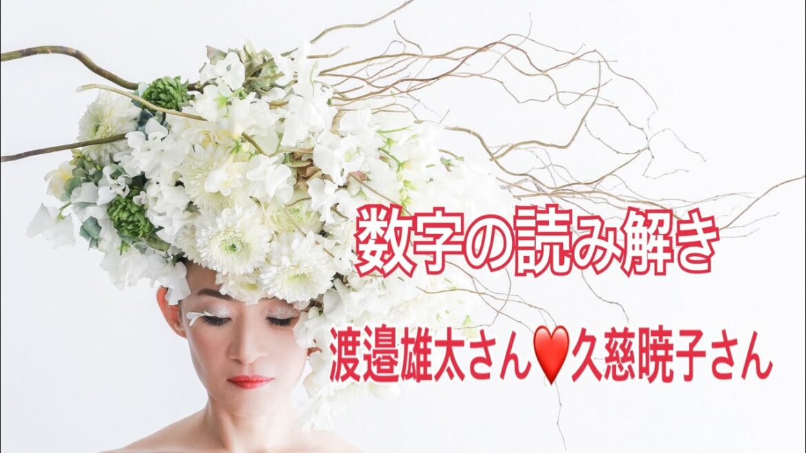 数字の読み解き（渡邊雄太さん❤️久慈暁子さん）その１