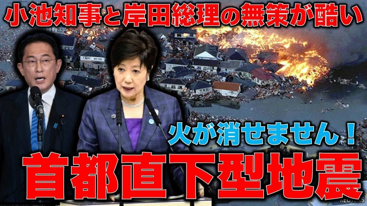 首都直下地震で東京が壊滅！しかも消防団すら足りません。小池百合子と岸田文雄総理大臣で日本は火の海になりますよ。公約なんて守らなくていいんだ！開き直り政治の末路。澤田晃宏さん。一月万冊