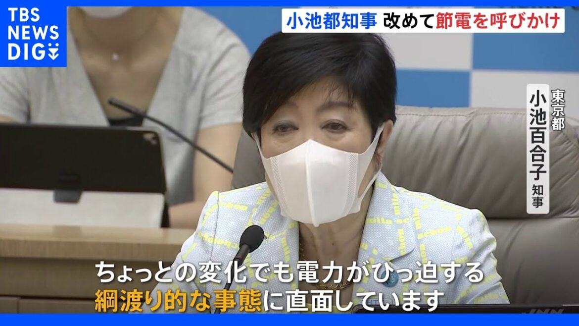 「綱渡り的な事態に直面」電力ひっ迫を受け　都庁で対策会議｜TBS NEWS DIG