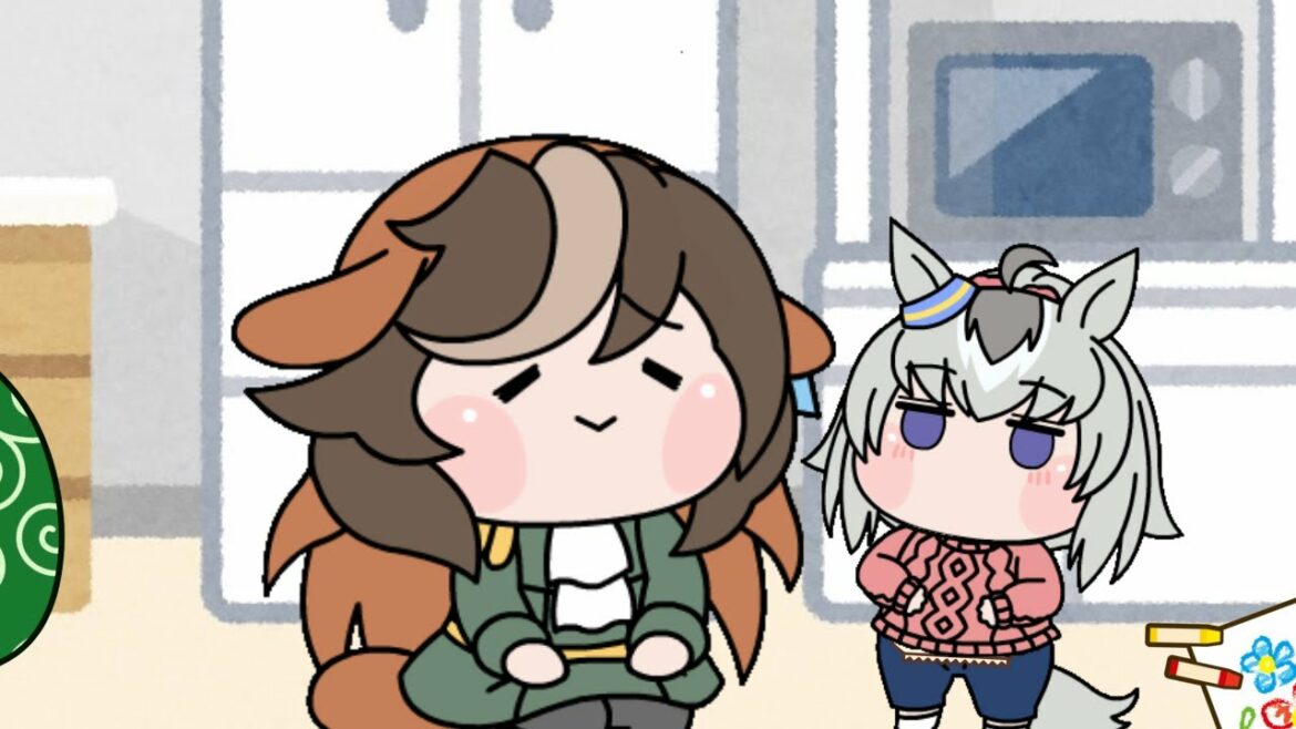 【ウマ娘たぬき】ｶｲﾁｮｰを手伝うハツラツ(フルハウスパロ)