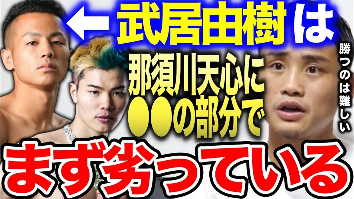 【京口紘人】天心の方が強いだろうね。武居由樹は那須川天心に●●の部分で劣っている【切り抜き/ボクシング転向/井上尚弥/朝倉未来/武尊/メイウェザー/ドネア/井岡一翔/世界王者/試合/格闘家/KO】