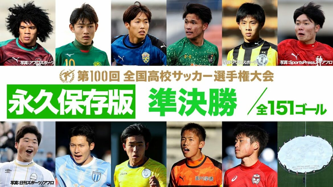 【聖地決戦】国立競技場で青森山田６得点の猛攻 ～全151ゴール 準決勝～