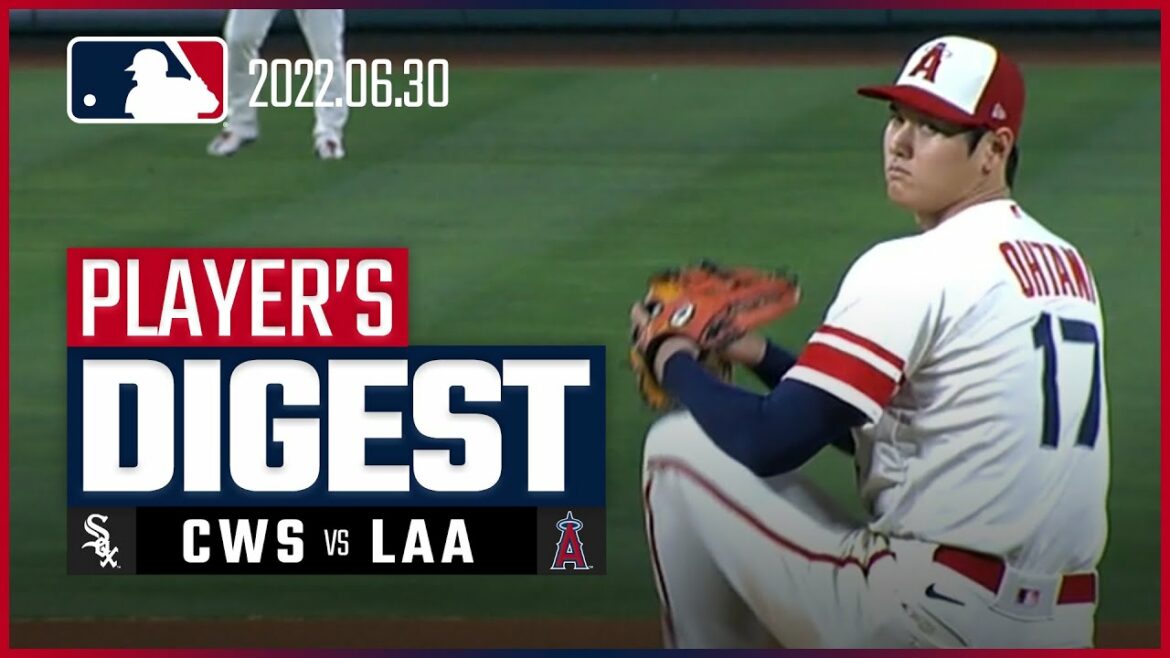 【MLB】6.30 エンゼルス・大谷翔平 ピッチングダイジェスト vs.ホワイトソックス -圧巻の奪三振ショー11K＆7勝目！！-